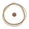 The Bead Chest Brass 1.5mm Tube Beads, Full Strand of Quality Metal Spacers for DIY Jewelry Design